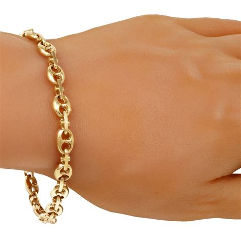 gucci marina bracelet|14k gold gucci link bracelet.